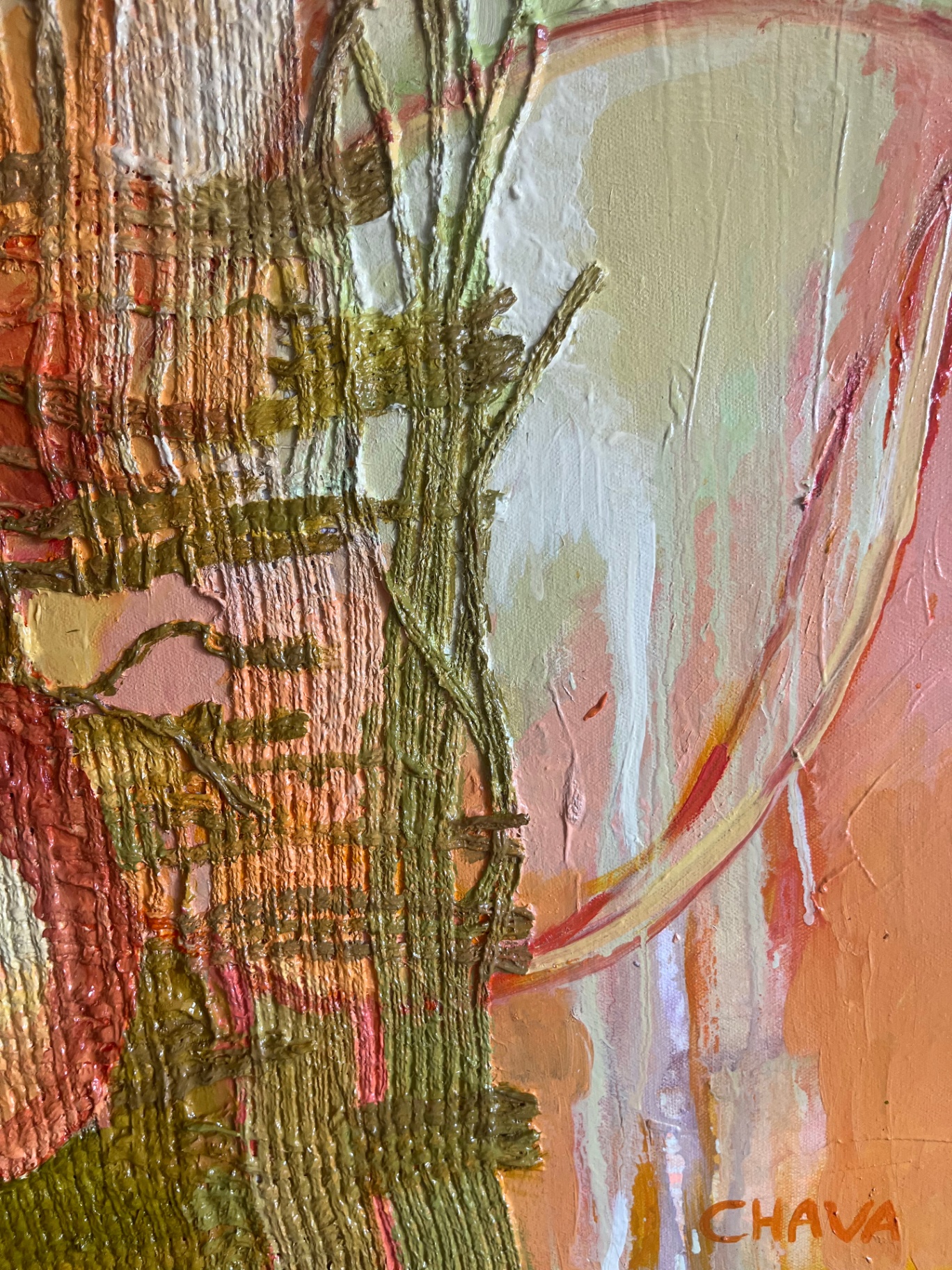 Three Tulips, Holding — Detail